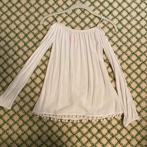 NWOT Lilly Pulitzer white off the shoulder top xxs